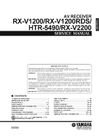 Yamaha HTR-5490 - Service Manual 